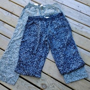 2 pair Sonoma straight midrise pants